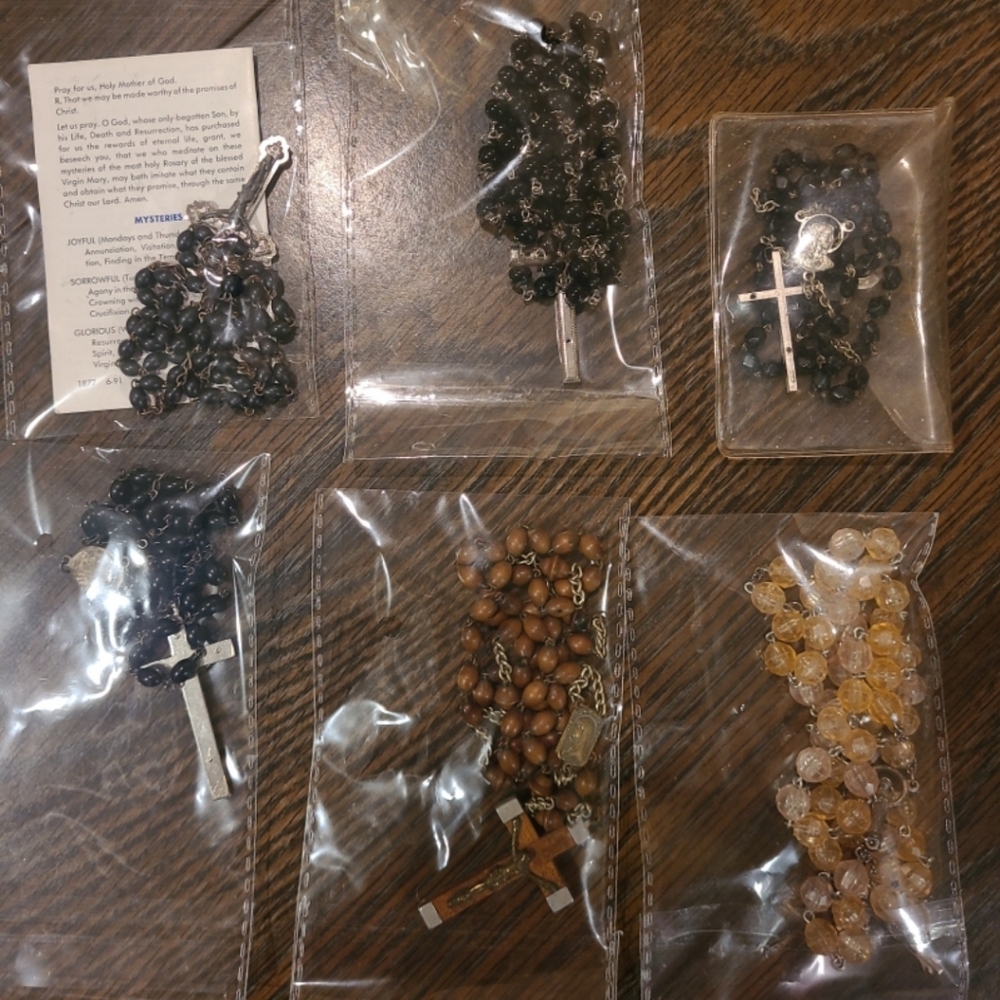 6 Vintage Rosaries